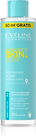 Eveline Cosmetics Perfect Skin .acne lotion tonique purifiante apaisante