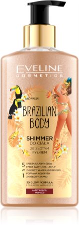 Eveline Cosmetics Brazilian Body emulsja do ciała z brokatem