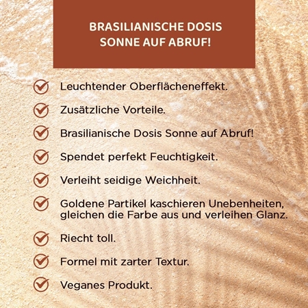 Eveline Cosmetics Brazilian Body Körperemulsion mit Glitzerteilchen