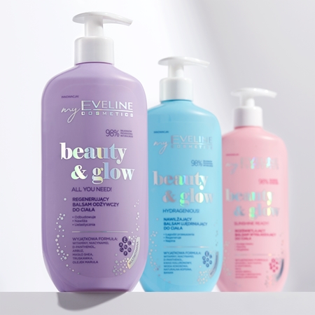 Eveline Cosmetics Beauty & Glow Hydragenious! kosteuttava ja kiinteyttävä vartalomaito