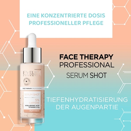 Eveline Cosmetics Serum Shot 5% Caffeine Serum zum Erfrischen der Augenpartien