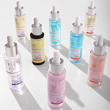 Eveline Cosmetics Serum Shot 5% Caffeine Serum zum Erfrischen der Augenpartien