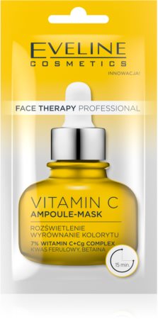Eveline Cosmetics Face Therapy Vitamin C máscara cremosa para pele radiante