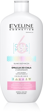 Eveline Cosmetics 6 Ceramides emulsione corpo per pelli normali e secche