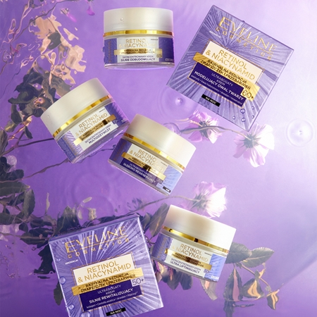 Eveline Cosmetics Retinol & Niacynamid crème de nuit rénovatrice intense 60+