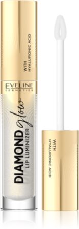 Eveline Cosmetics Diamond Glow brillant à lèvres scintillant à l'acide hyaluronique