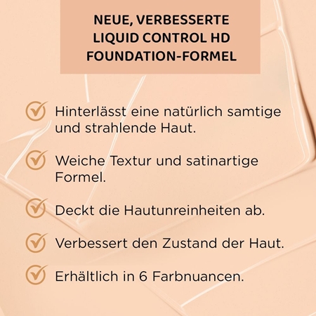 Eveline Cosmetics Liquid Control Flüssiges Make-Up mit einer Pipette