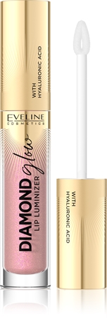 Eveline Cosmetics Diamond Glow bleščeči sijaj za ustnice s hialuronsko kislino
