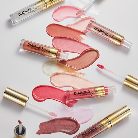 Eveline Cosmetics Diamond Glow bleščeči sijaj za ustnice s hialuronsko kislino