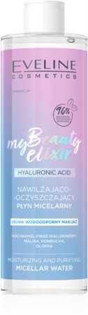 Eveline Cosmetics My Beauty Elixir Hydra Raspberry água micelar hidratante para pele normal a seca