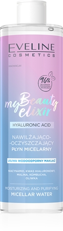 Eveline Cosmetics My Beauty Elixir Hydra Raspberry água micelar hidratante para pele normal a seca