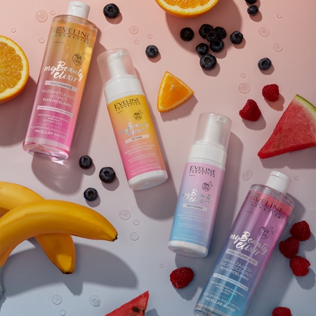 Eveline Cosmetics My Beauty Elixir Hydra Raspberry água micelar hidratante para pele normal a seca