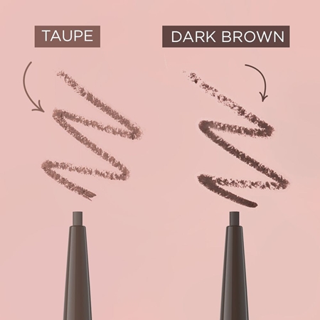 Eveline Cosmetics Brow & Go! wasserfester Eyeliner mit 2 in 1 Bürste