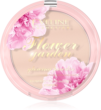 Eveline Cosmetics Flower Garden rozjasňující pudr