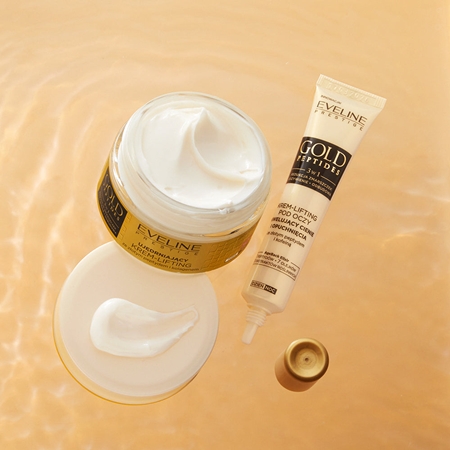 Eveline Cosmetics Gold Peptides Liftingcrem für die Augenpartien