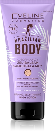 Eveline Cosmetics Brazilian Body gel autoabbronzante effetto rassodante