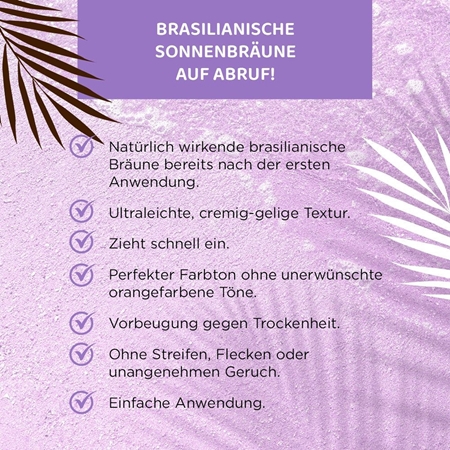 Eveline Cosmetics Brazilian Body Bräunungsgel mit festigender Wirkung