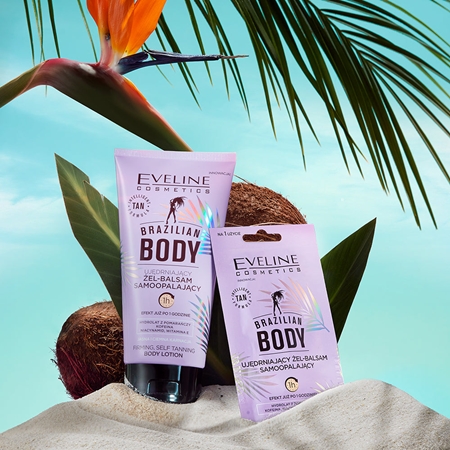 Eveline Cosmetics Brazilian Body Bräunungsgel mit festigender Wirkung