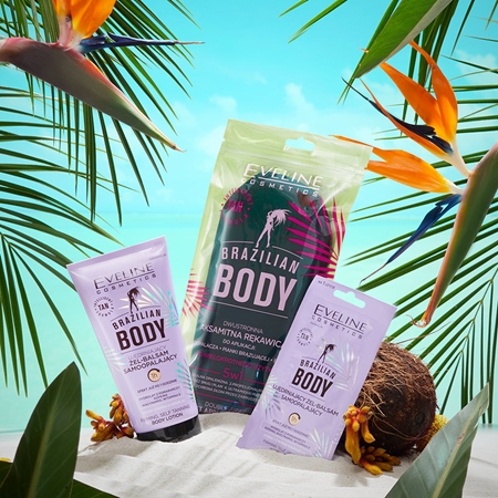 Eveline Cosmetics Brazilian Body Bräunungsgel mit festigender Wirkung