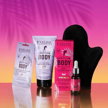 Eveline Cosmetics Brazilian Body Bräunungsgel mit festigender Wirkung