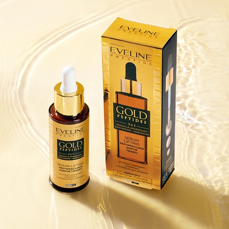 Eveline Cosmetics Gold Peptides Lifting-Serum gegen Falten