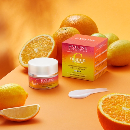 Eveline Cosmetics Vitamin C 3x Action nährende und regenerierende Creme