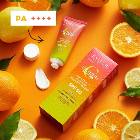 Eveline Cosmetics Vitamin C 3x Action hydratisierende Tagescreme SPF 50