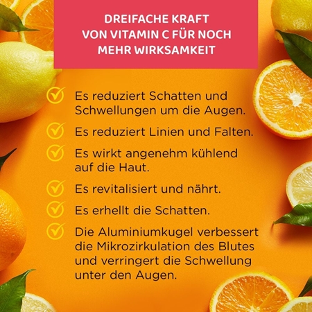 Eveline Cosmetics Vitamin C 3x Action Aufhellendes Augenserum roll-on