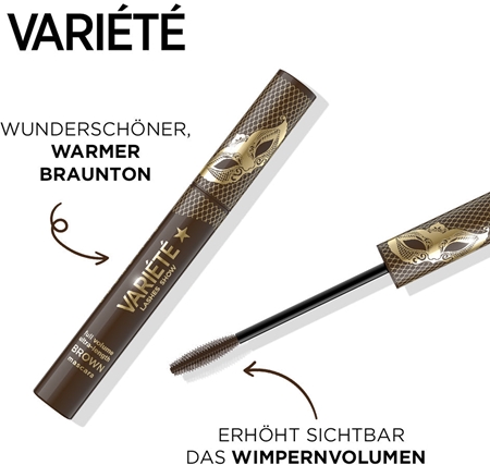 Eveline Cosmetics Variété Lashes Show Wimperntusche für voluminöse und definierte Wimpern