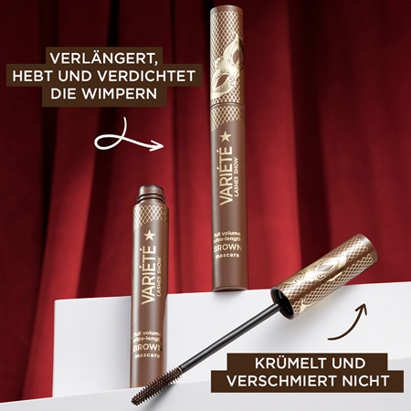 Eveline Cosmetics Variété Lashes Show Wimperntusche für voluminöse und definierte Wimpern