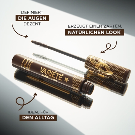 Eveline Cosmetics Variété Lashes Show Wimperntusche für voluminöse und definierte Wimpern