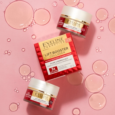 Eveline Cosmetics Lift Booster Collagen hydratisierende und nährende Creme für Falten