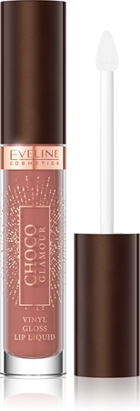 Eveline Cosmetics Choco Glamour hydratační lesklá rtěnka