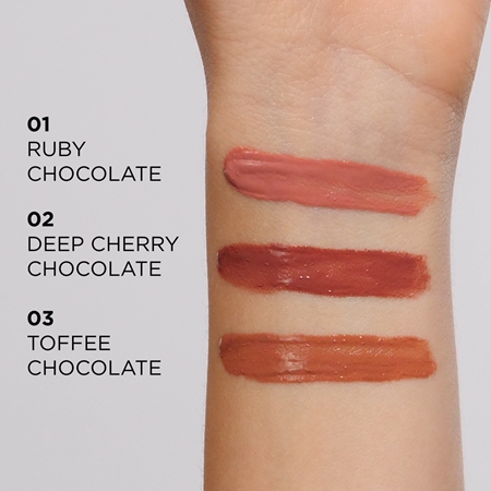 Eveline Cosmetics Choco Glamour hydratační lesklá rtěnka