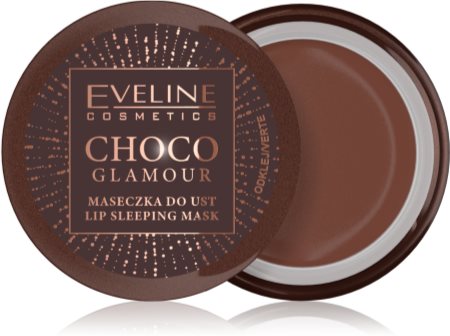 Eveline Cosmetics Choco Glamour máscara de noite regeneradora para lábios