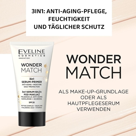 Eveline Cosmetics Wonder Match Make-up Primer 3in1