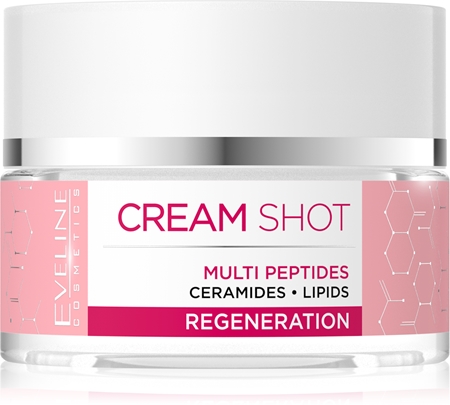Eveline Cosmetics Cream Shot Multi Peptides regenerierende Creme gegen die Zeichen des Alterns