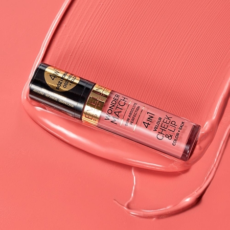 Eveline Cosmetics Wonder Match 4in1 Cheek & Lip róż w płynie do ust i policzków