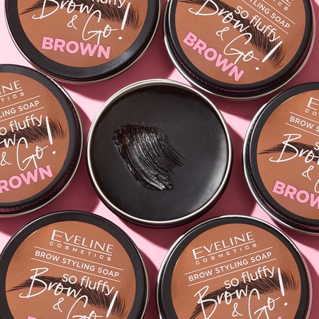 Eveline Cosmetics Brow & Go! Styling-Seife für die Augenbrauen
