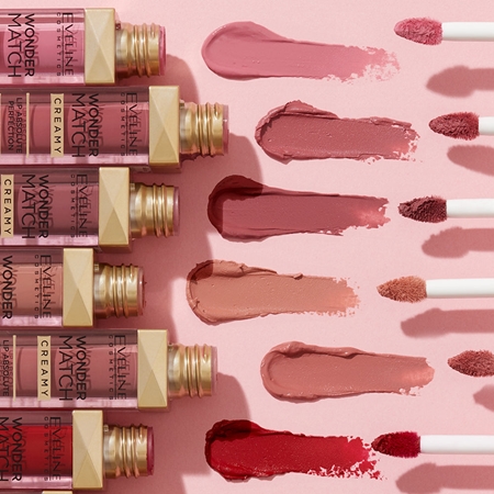 Eveline Cosmetics Wonder Match lang anhaltender, matter, flüssiger Lippenstift mit Hyaluronsäure