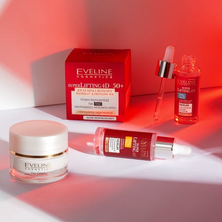 Eveline Cosmetics Super Lifting 4D 8% complex Nogludinošs serums
