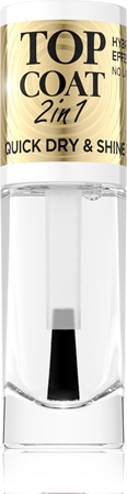 Eveline Cosmetics Nail Therapy Professional vrchní lak na nehty 2 v 1