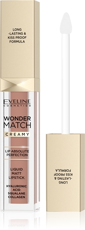 Eveline Cosmetics Wonder Match дълготрайно матово течно червило с хиалуронова киселина
