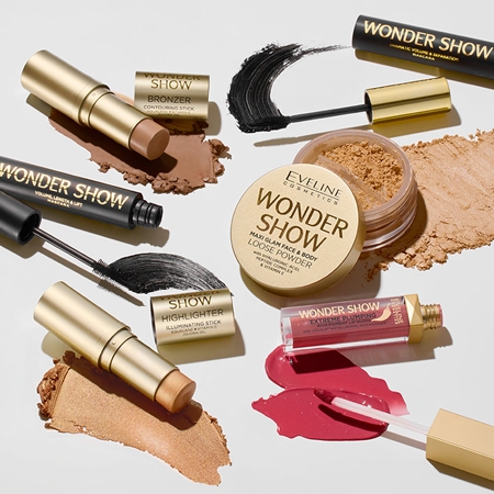 Eveline Cosmetics Wonder Show Mascara zur Verlängerung und für mehr Volumen der Wimpern