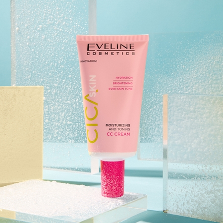 Eveline Cosmetics Cica Skin CC Cream κρέμα με χρώμα για το πρόσωπο