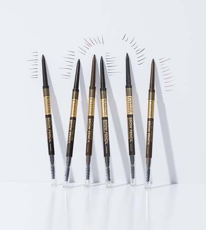 Eveline Cosmetics Micro Precise voděodolná tužka na obočí s kartáčkem 2 v 1