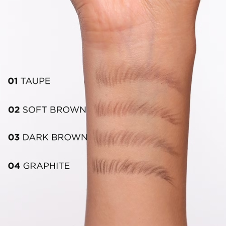 Eveline Cosmetics Micro Precise voděodolná tužka na obočí s kartáčkem 2 v 1