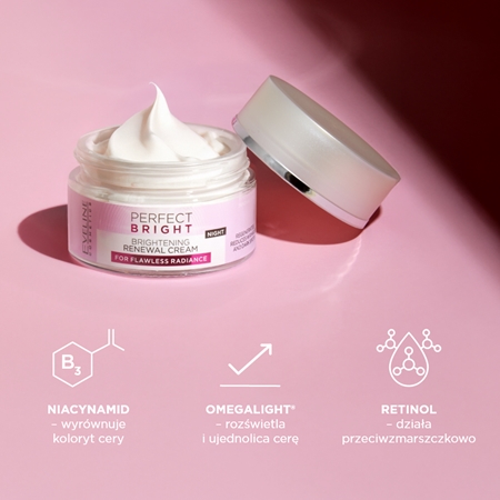 Eveline Cosmetics Perfect Bright Brightening Renewal Cream odświeżający krem pod oczy