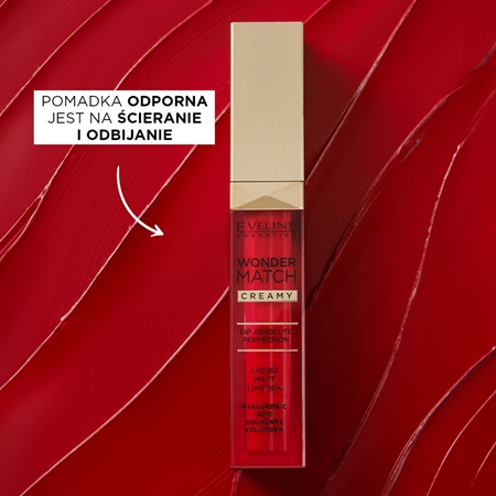 Eveline Cosmetics Wonder Match Creamy pomadka matowa w płynie