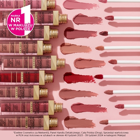 Eveline Cosmetics Wonder Match Creamy pomadka matowa w płynie